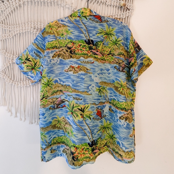 Vintage Hawaiian Shirt 70's Waikiki Holiday - Picture 2 of 4